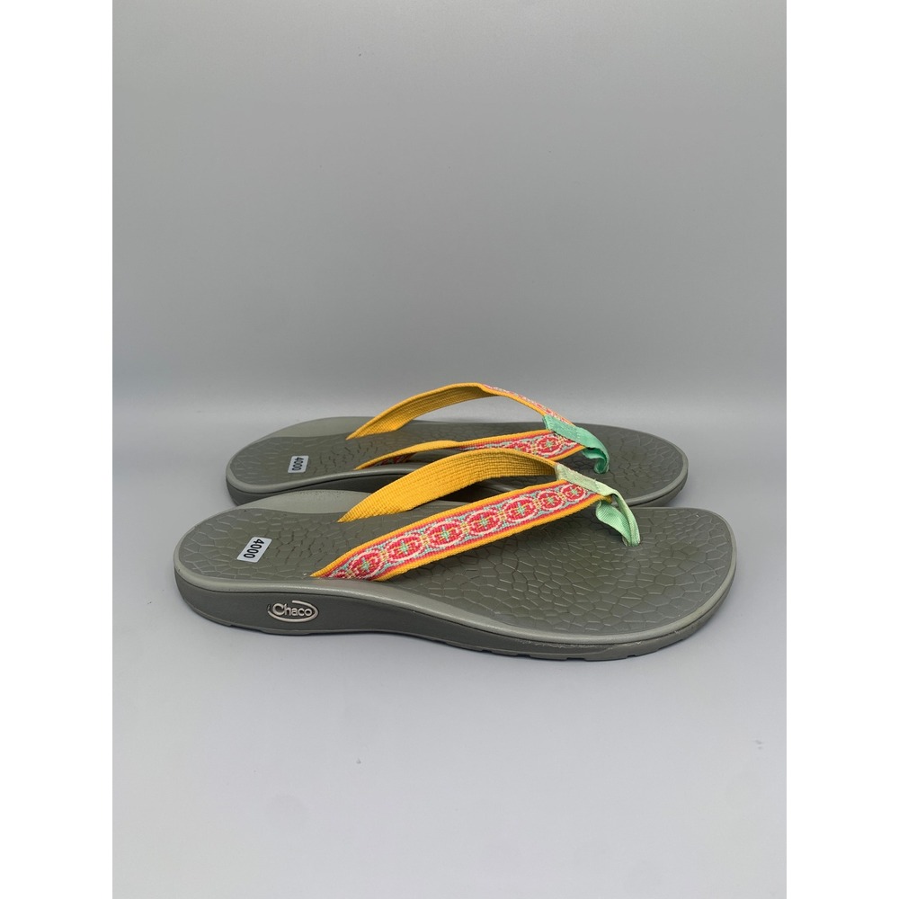 Chaco Playa Pro Web Gray Flip Flop Sandals J106602 Women's‎ Sz 9